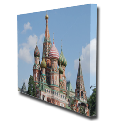 Gallery wrapped canvas print on a stretcher frame